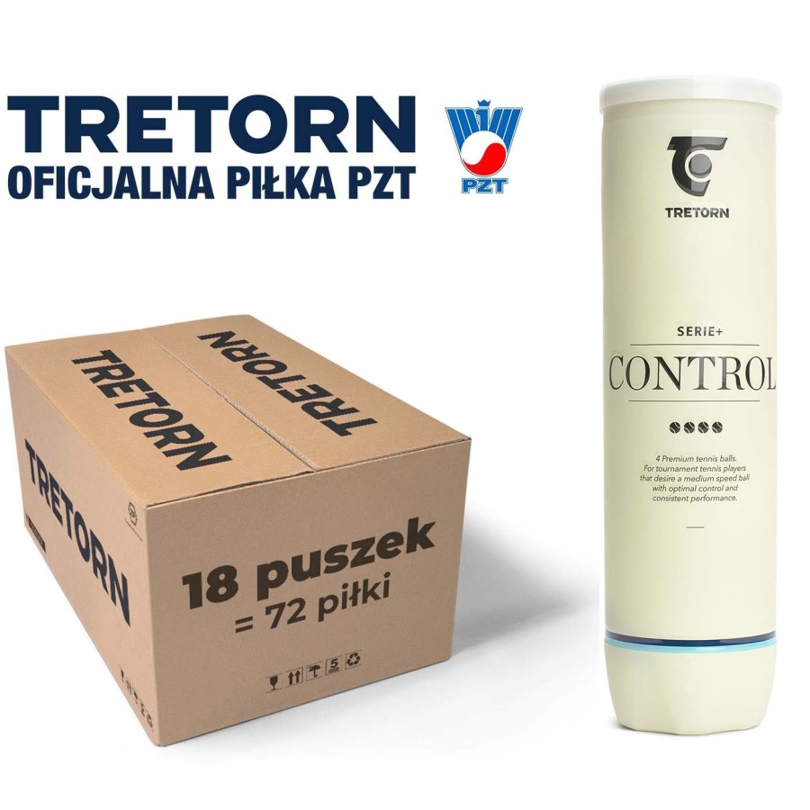 Piłki Tretorn SERIE+ CONTROL (karton 18x4 szt.)