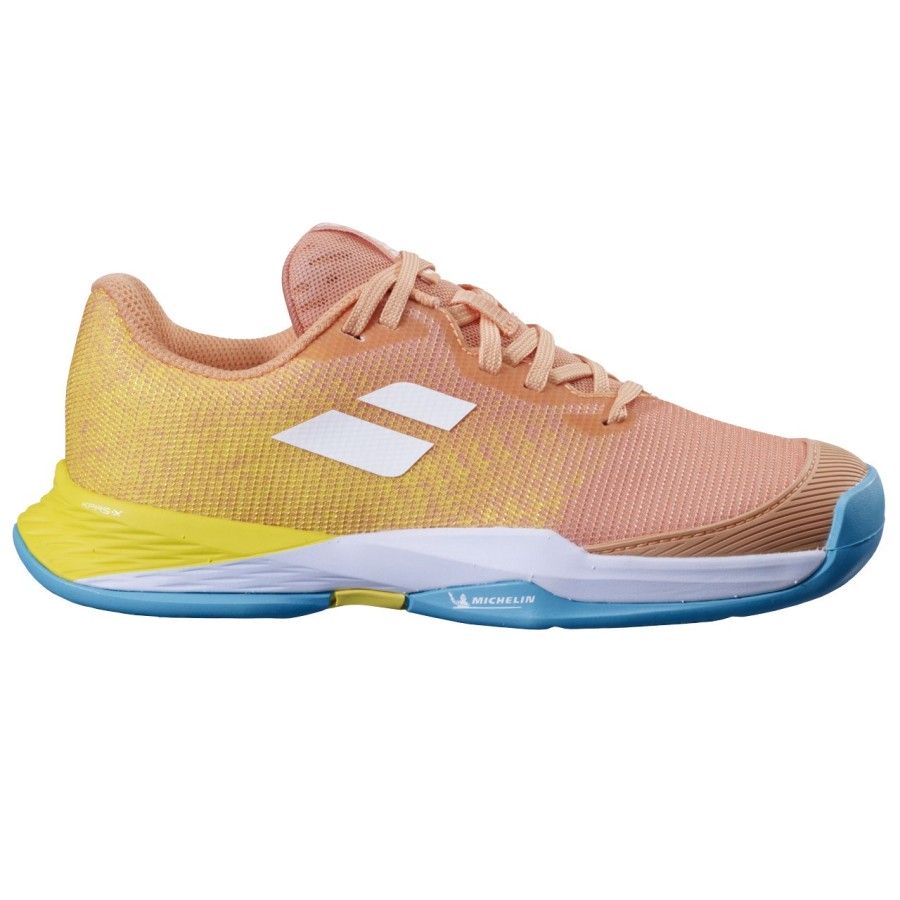 Babolat JET MACH 3 AC GIRL, Coral/Gold Fusion