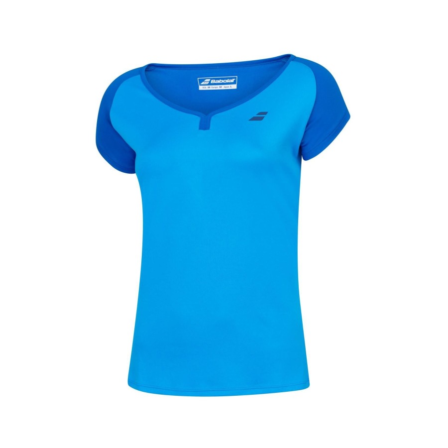 T-shirt Babolat PLAY W, niebieski