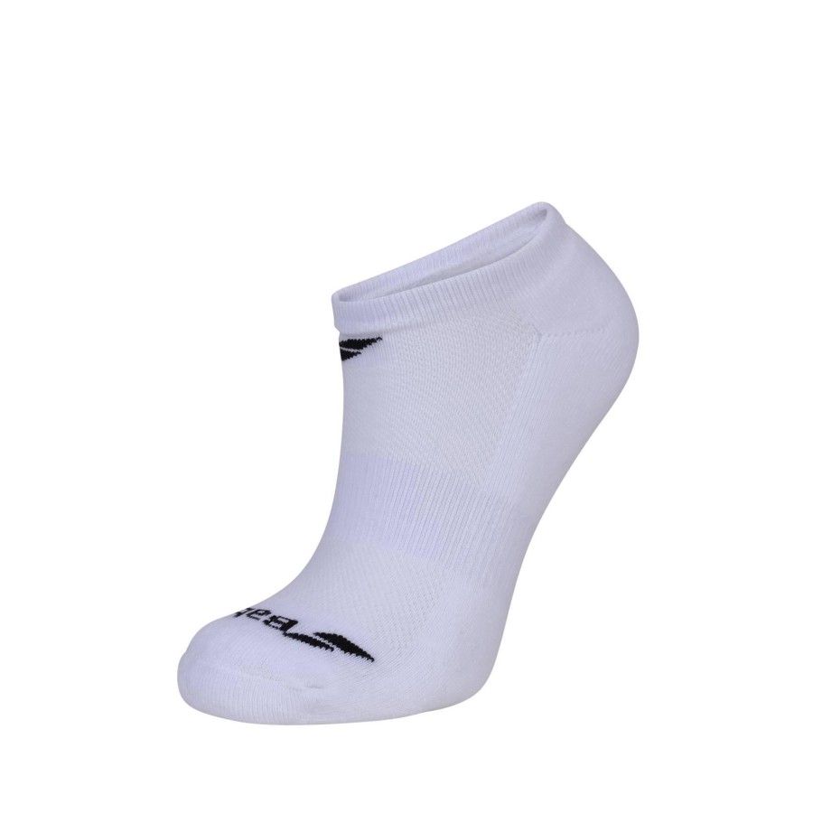 Babolat INVISIBLE 3 PAIRS PACK JR, White/White