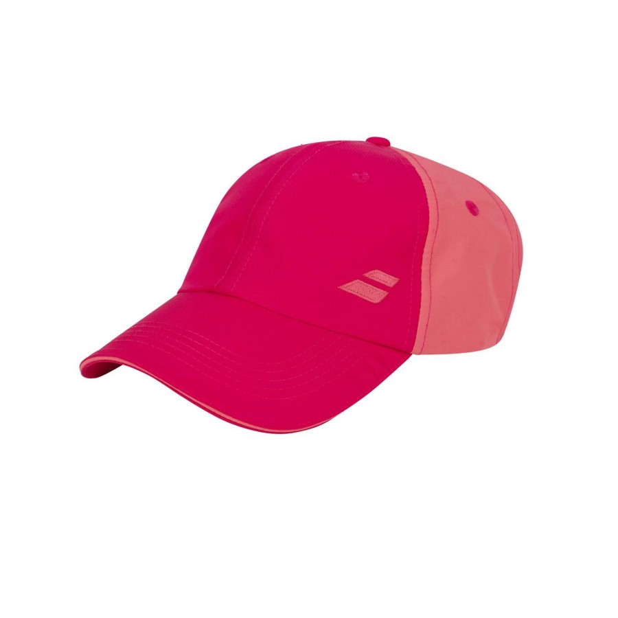 Babolat BASIC LOGO CAP, Red Rose