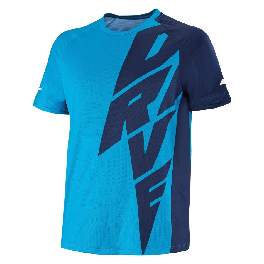 T-shirt Babolat DRIVE, niebieski