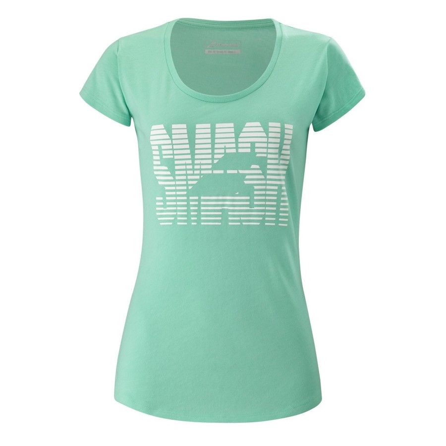 Babolat EXERCISE MESSAGE TEE WOMEN, Cockatoo Hthr