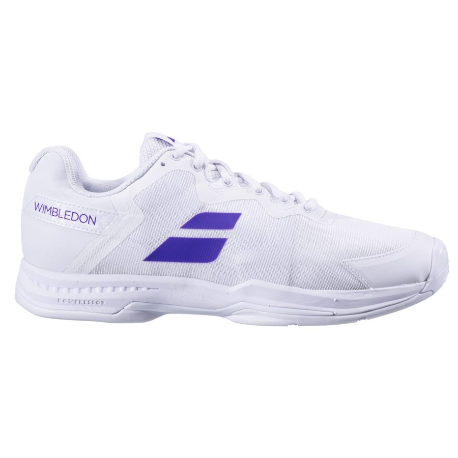 Babolat SFX3 AC Wimbledon, White/Purple