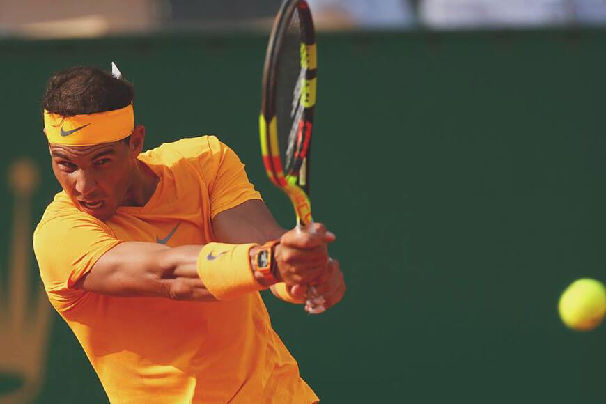 Rafael Nadal doważa ołowiem główkę rakiety, by zwiększyć jej swing-weight